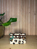 Leren pocket portemonnee - groen